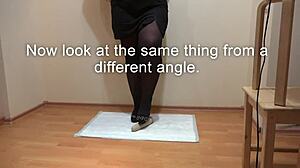 a dirty plump mistress hairy big pussy pees golden shower on rubber dildo in heels fetish compilation