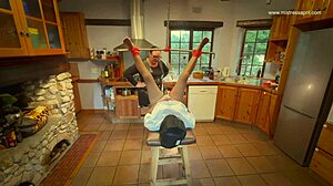 Dominatrix Mistress April Trains Rosie as Pee Toilet Slave in Hospital