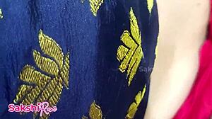 devar sneaks in sees bhabi's sexy big ass in petticoat