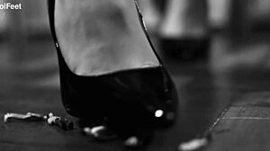 bia roman dominates as femdom foot goddess in heels