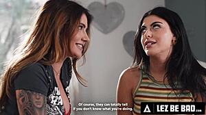 pervert college babe adria rae fingers licks and scissoring bestie stepsis gal ritchie raw pussy