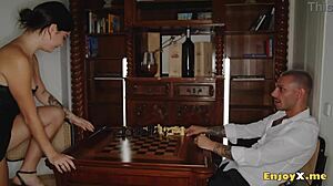 Sexy Spanish Valkiria Lapiedra's Taut Ass Plowed Hard on Desk in HD Anal Ride