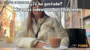 sweet maylene with juicy tits, ready for round two with alex black's monster cock missionary?