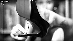 bia roman dominates as femdom foot goddess in heels