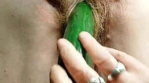 i can't stop watching oma fuck her hairy pussy with that toy every night