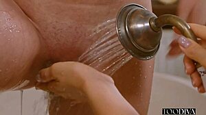 real lesbians scissor and lick shaved pussy in uncut pov