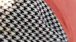 Ebony Beauty Ravaged in Garage Bushes with Cum Dripping