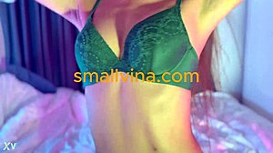 Petite asian teen's big ass and small tits twerk wild at after school party