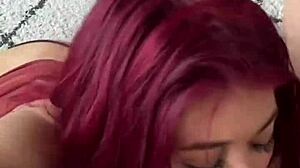 my petite redhead rims ass twerking before deepthroat pov facial blast