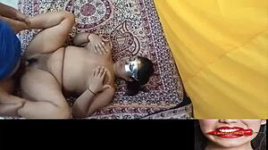 Hot Indian Webcam Babe Bent Over for Hardcore Doggystyle Pussy Fuck at Halloween Party