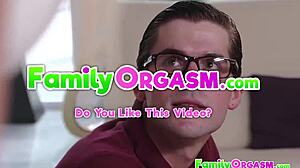 nerd stepbrother pounds stepsister's trimmed pussy hard