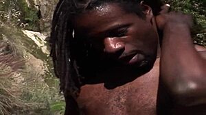 Lauren Phoenix Sits Deep on Black Cock in Fishnets Doggystyle