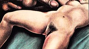 vintage erotic art captures timeless seductive poses and curves