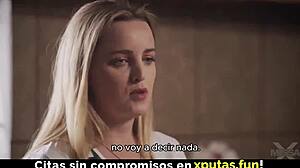 hot blonde stepmom craves taboo family sex with natural tits