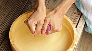 japanese bikini babe okada saika teases in silk with petite curves and seductive poses