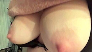 italian milf artemisia love teases her big juicy tits bouncing slow motion up close