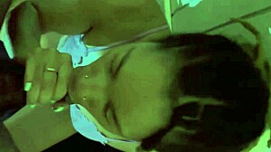 POV: Hung black cock chokes chinese gf deepthroat gagging spit
