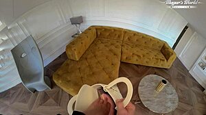 busty victoria summers bends over riding thief's big cock doggystyle