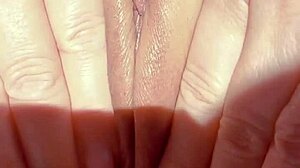 mature wife flashes shaved pussy closeup fingering early morning