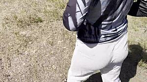 wanna see sluts pissing public in woods showing wet pads pov