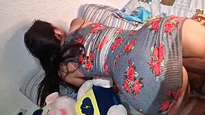 Wild fucks and hot creampies with my girlfriend's lesbian friend!