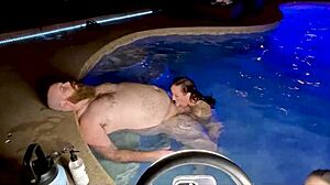 hardcore hot tub threesome explodes as jasper nyx and luci power take big cocks bent over in jacuzzi doggystyle and deepthroat