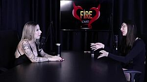 melina khalifa bares all in naughty porn cast brazil interview. part 3 reveals sheer red lingerie secrets