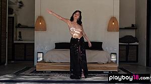 shy asian teen kj carter strips nude posing petite pussy