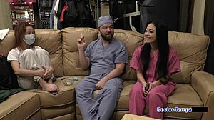 DR TAMPA HUMILIATES HUMAN GUINEA PIGS WITH NURSE BLAIRE CELESTE GAPE