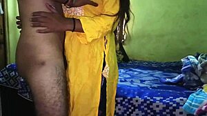 indian bhabhi bent over for doggy style pounding with dever