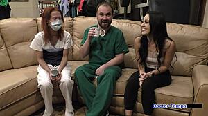 DR TAMPA HUMILIATES HUMAN GUINEA PIGS WITH NURSE BLAIRE CELESTE GAPE