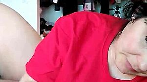 early morning milf wakes with fat handjob on monster cock leading to deepthroat cum in mouth blowjob