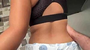 Neighbor in Tight Jeans Begs for Laundry Help with Teasing Curves