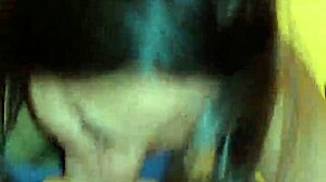 a married slut sneaks for oral creampie while husband sleeps in bed