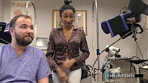 Miss Mars' Blindfolded Armpit Fetish Backstage with Handcuffs