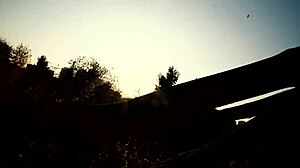 I pulled up my panties right after that creampie filled me in the park with my partner