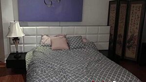 boss keeps his personalised bdsm whore bound and spanked. humiliated slave takes rough sex punishment.