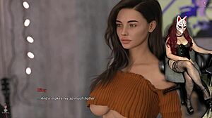 Cosplay girls strip tease panties in debauchery game