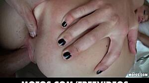 Bikini babe spreads ass wide for closeup homemade pov anal gaping tape