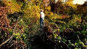 I pulled up my panties right after that creampie filled me in the park with my partner