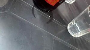 brazilian black lingerie slut exibida fucked by married man at public bar