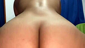 friend's latina girlfriend sucks cock then offers her juicy ass cheeks