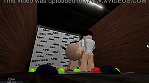 roblox ashley ditches boyfriend rides shy simp's fat cock hard