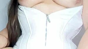 my wife's best friend secretly films her hot masturbation for me loving that huge cameltoe