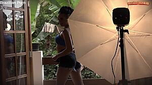 Does Luara Amaral's big ass tease turn you on?