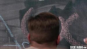 Two Busty Teachers with Big Asses Gangbanged Rough by Caught Colleague