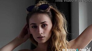 picture petite ukrainian blonde milf yana west undressing her curves slowly