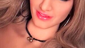 Big boob sex doll begs for deep realistic pounding