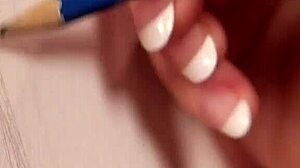 Busty domina crushes jerk-off tease in cfnm domination