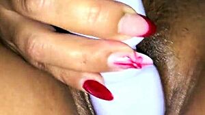 Sexy Latina Milf Cougar Gets Juicy Pussy Missionary Creampie Cum Covered Close Up!